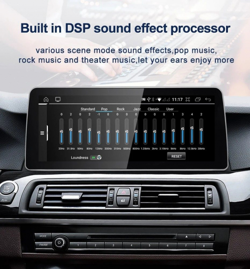 2025 12,3" Android-Display für BMW 5er F10/F11 – CIC – 4GB RAM 32GB ROM – Wireless CarPlay & Android Auto (ID6/ID7/ID8 UI)